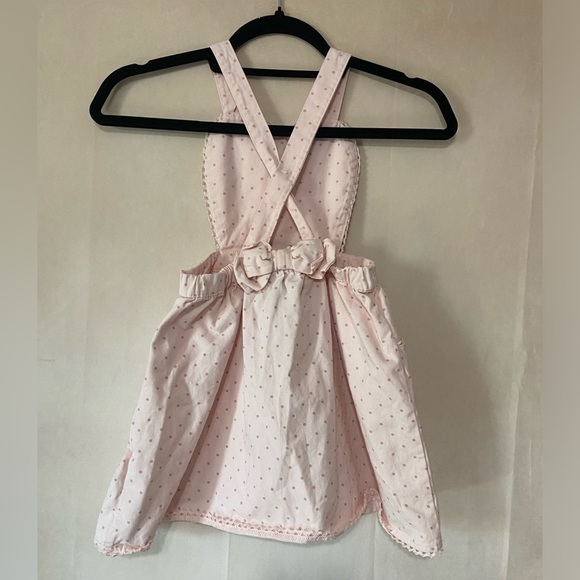 Cynthia Rowley toddler girls 5T sweetheart cross back polka dot dress EUC - Picture 2 of 6